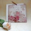 Hochzeitskarte, Einladungskarte - Nostalgie - Romantik Pur! Inkl. Wunschtext